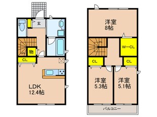 サンガーデン　結の物件間取画像